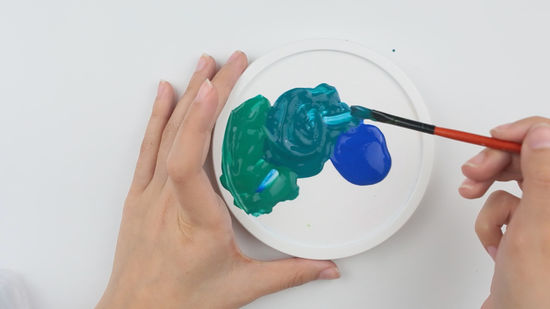 550x309 3 Ways To Mix Colors To Get Turquoise - Turquoise Watercolor