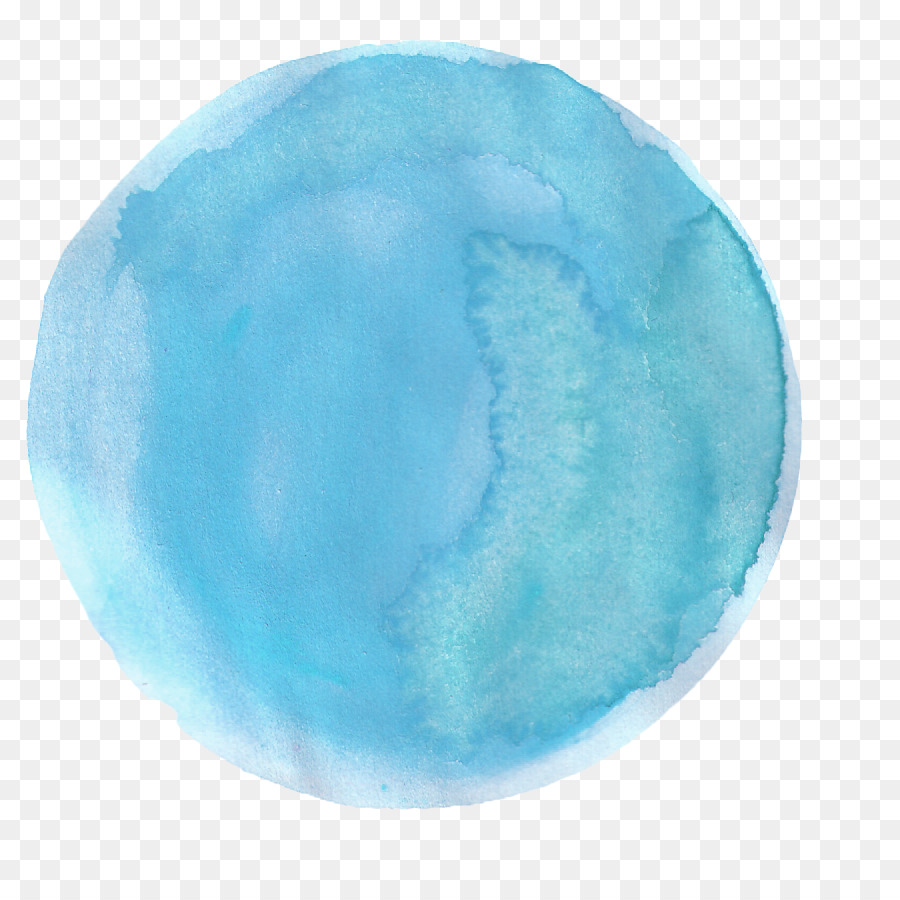 900x900 Blue Turquoise Teal Circle Sphere - Turquoise Watercolor
