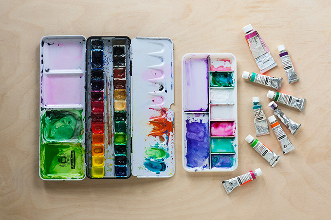 680x453 Toolbox Watercolor Basic Supplies Amp Techniques - Types Of Watercolor