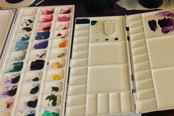610x405 Types Of Palettes Susaleena - Types Of Watercolor