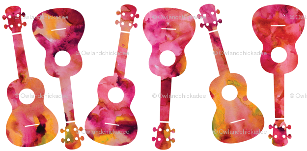 625x307 Ukulele Watercolor - Ukulele Watercolor