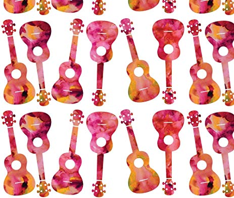 463x392 Ukulele Fabric Ukulele Watercolor - Ukulele Watercolor