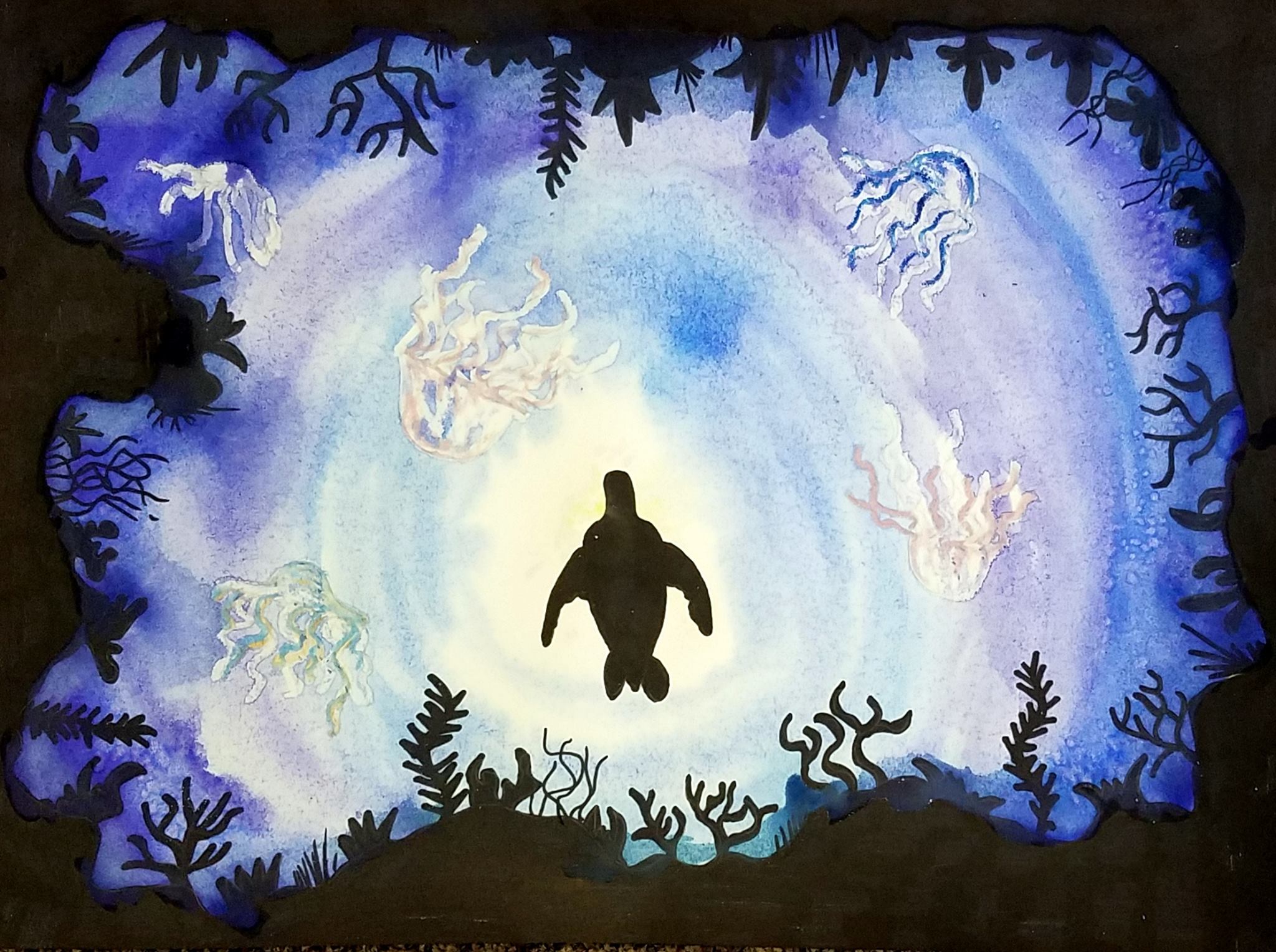 2048x1528 Under The Sea Pastels And Watercolors Fox River Academy Of Music - Under The Sea Watercolor