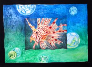 300x220 Painting Amp Watercolor Art By Katey 2016 All Rights Reserved - Underwater Scene Watercolor