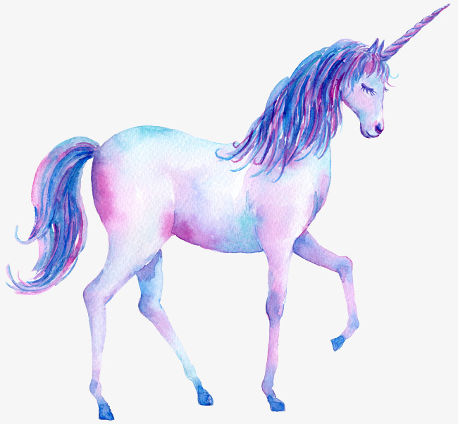 650x602 Hand Painted Watercolor Unicorn, Watercolor Clipart, Unicorn - Unicorn Watercolor