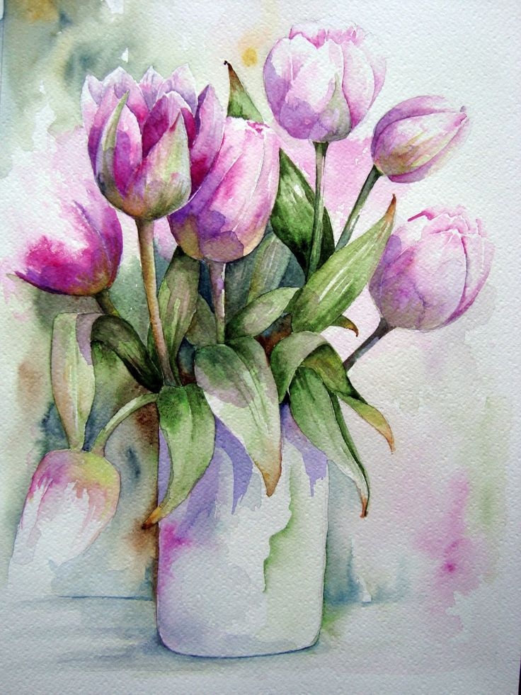 736x981 Flower Paintings Ideas Unique Watercolor Painting Flowers Best 25 - Unique Watercolor