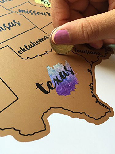 375x500 Scratch Map Usa Luxury United States Of America Usa Us Watercolor - United States Watercolor