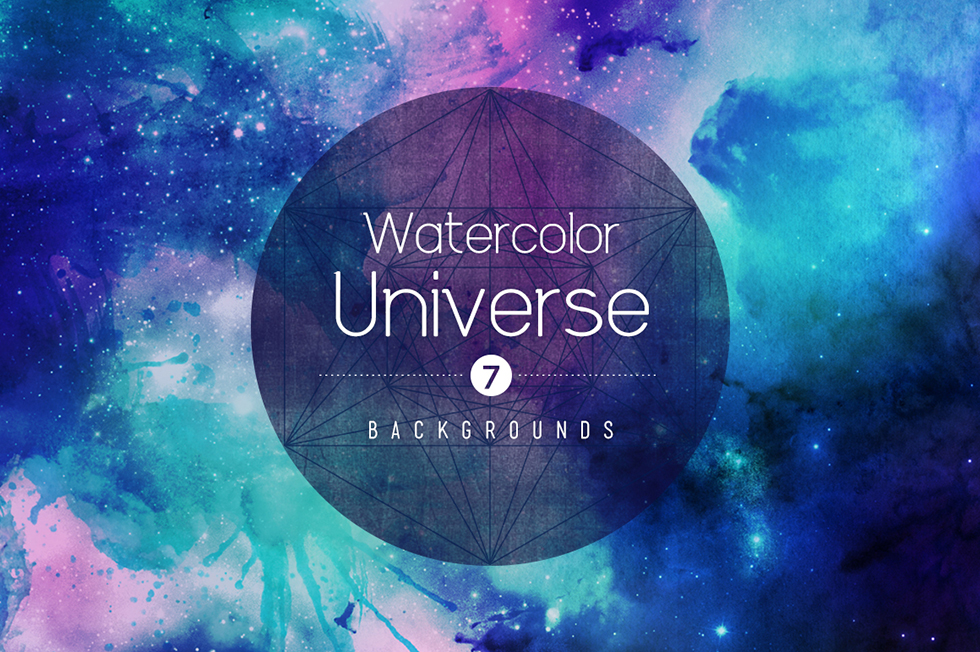 980x652 Skybox Creative Watercolor Universe Vol. 1 - Universe Watercolor