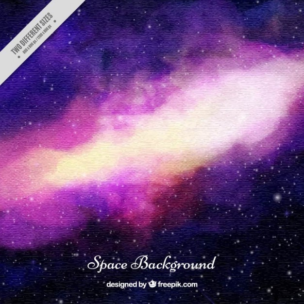 626x626 Watercolor Universe Background Vector Free Download - Universe Watercolor