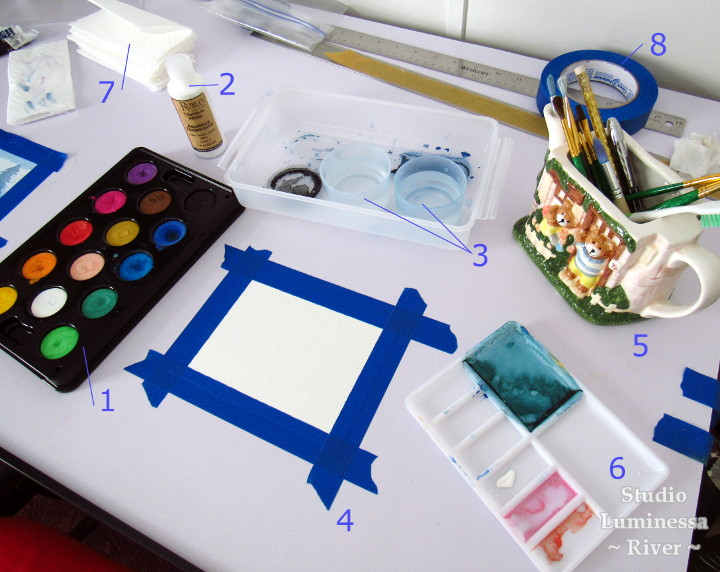 720x572 How To Paint A Galaxy In Watercolor (Beginner Tutorial) Strike A - Up Watercolor