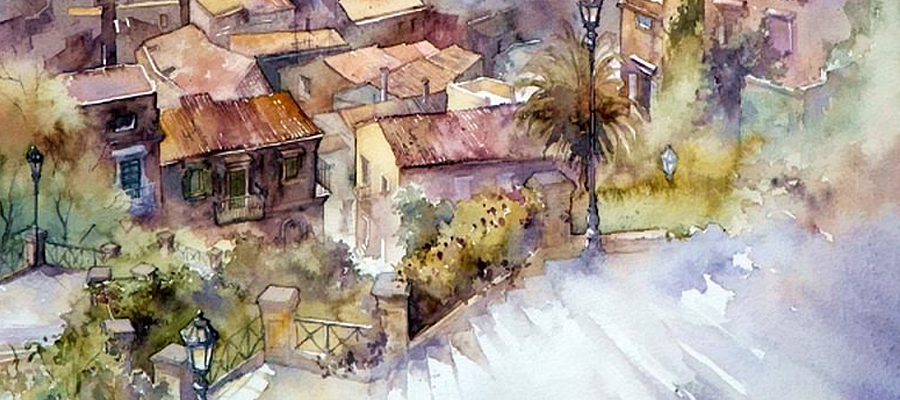 900x400 Must See Urban Watercolor Paintings From Different Artists - Urban Watercolor