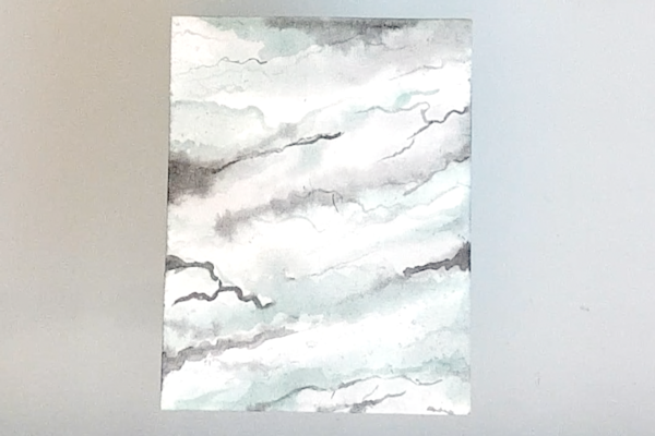 600x400 Watercolor Marble Tutorial - Using White In Watercolor