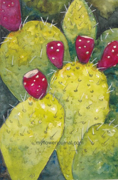 505x768 White Gel Pen Magic On Watercolor! - Using White In Watercolor