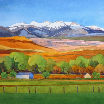 432x432 Rebecca Livermore Paintings Paintings Archive Utah Southern - Utah Watercolor