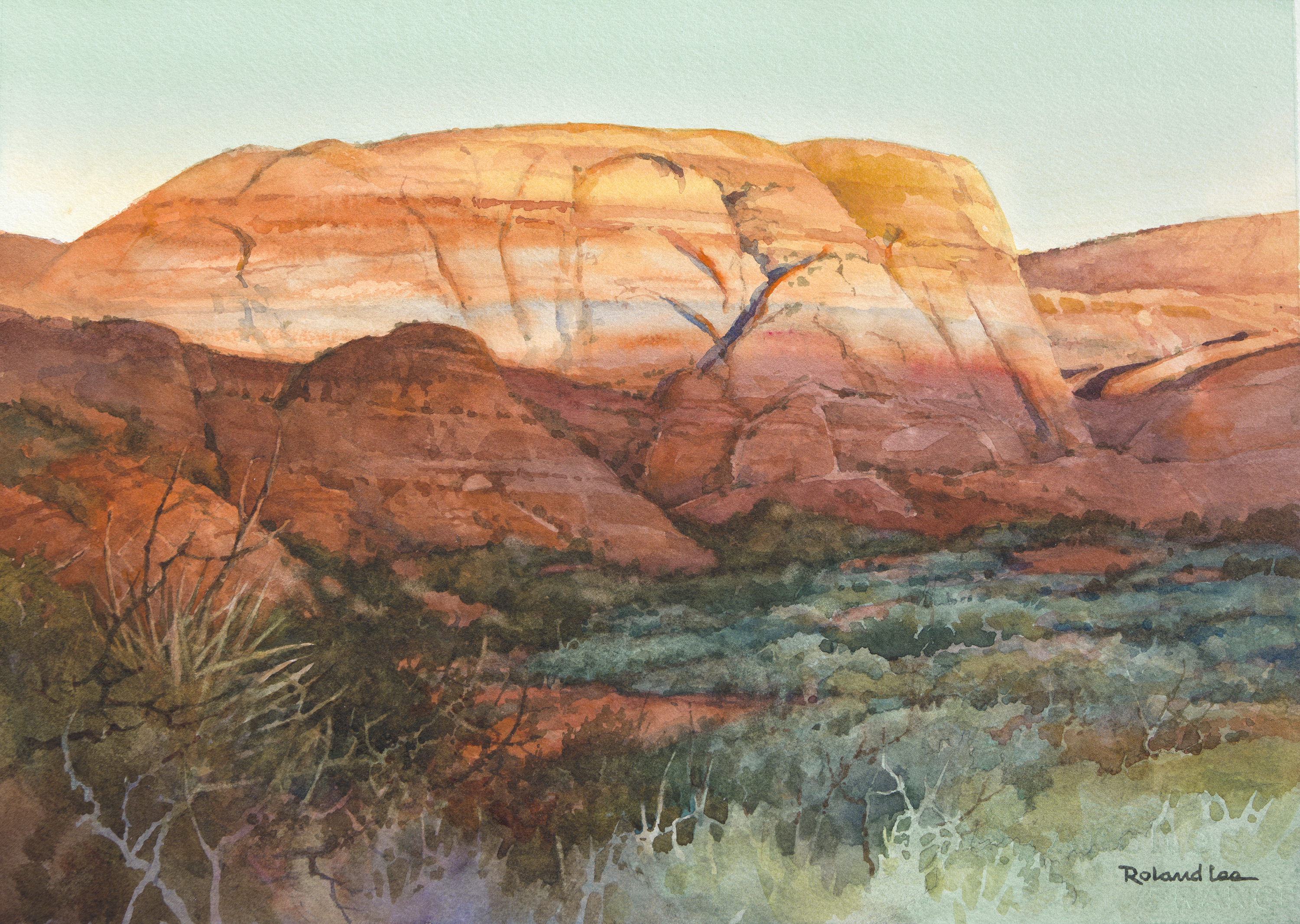 3000x2133 Utah Watercolor Society Fall Show Roland Lee - Utah Watercolor