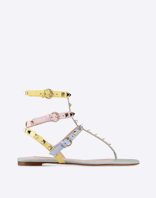 631x799 Valentino Watercolor Rockstud Flat Sandal For Sale [Product911 - Valentino Watercolor