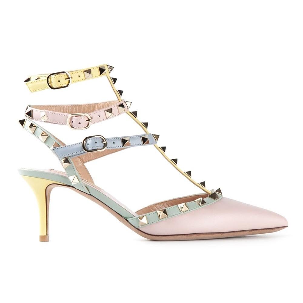 1000x1000 Valentino Watercolor Rockstuds Pumps Size Us 8 Regular (M, B - Valentino Watercolor