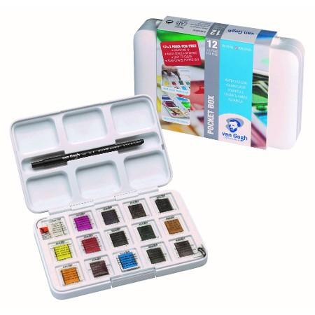 450x450 Van Gogh Pan Pocket Watercolor Set 15 Stickerrific - Van Gogh Watercolor