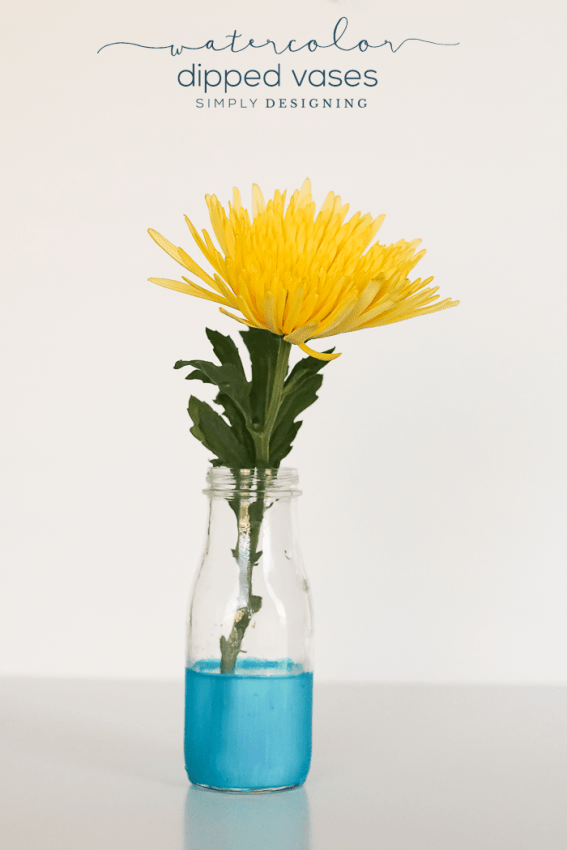 567x850 Watercolor Dipped Vase - Vase Watercolor