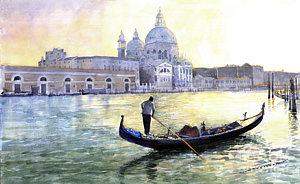 300x184 Italy Watercolor Paintings Fine Art America - Venice Watercolor