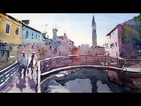 480x360 Watercolor Tutorial - Venice Watercolor