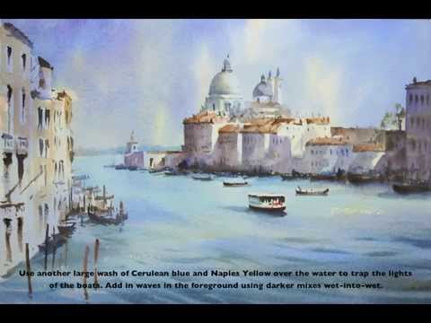 480x360 How To Paint Venice Grand Canal In Watercolours - Venice Watercolor