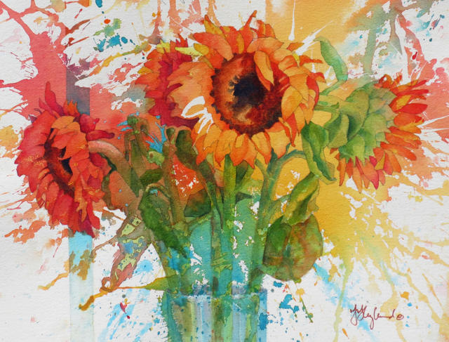 640x487 Local Artists Appreciate The Immediacy And Vibrancy Of Watercolors - Vibrant Watercolor