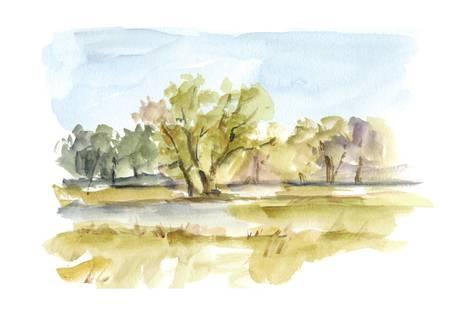 473x315 Vibrant Watercolor I Premium Giclee Print By Ethan Harper - Vibrant Watercolor