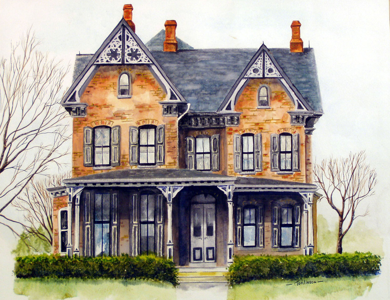 1250x962 The Paradise Victorian - Victorian Watercolor