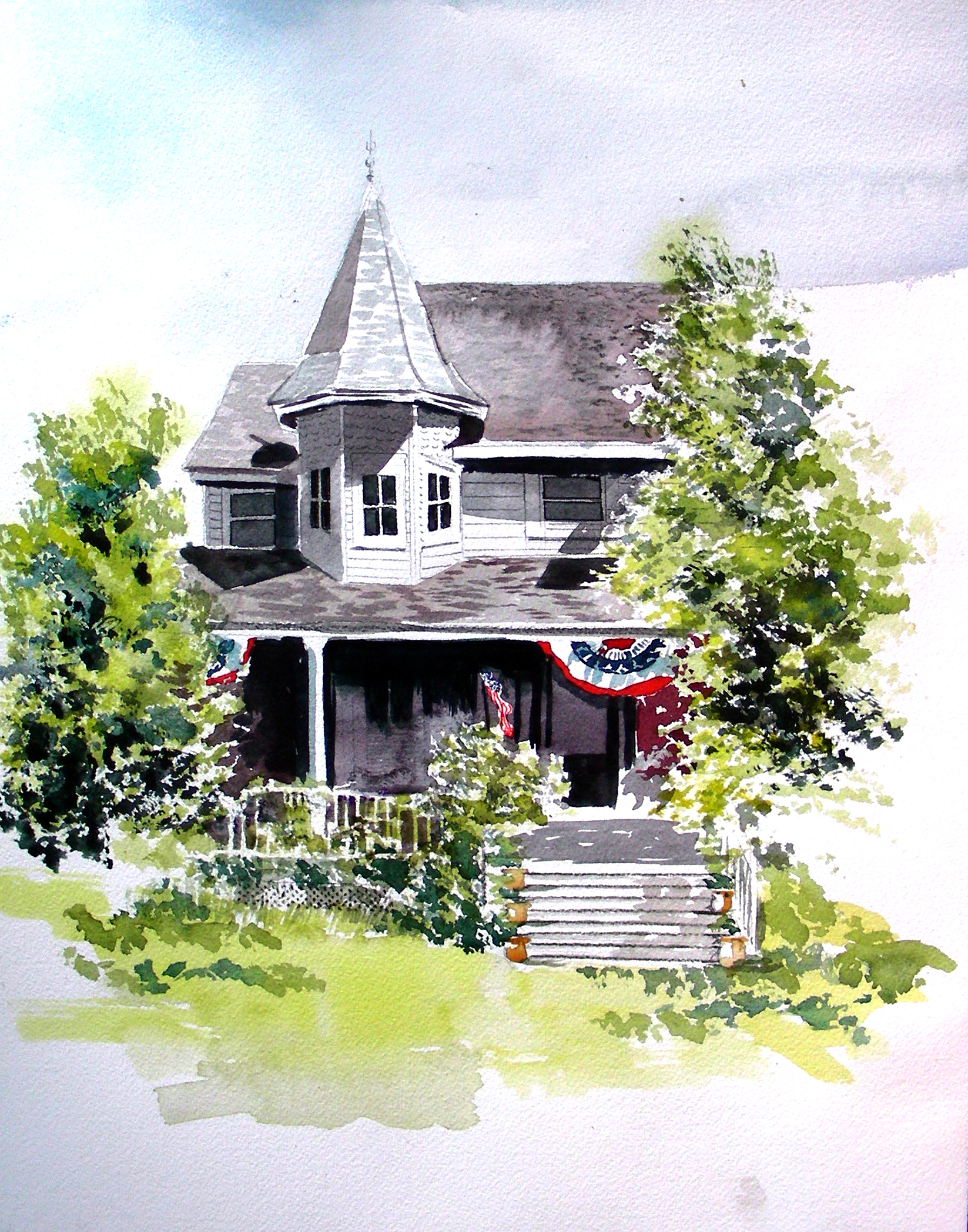 1647x2095 Victorian Home Recollections 54 The Art Of David Tripp - Victorian Watercolor