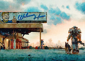 300x214 Oleksandr Vaznichenko Video Game Art Fine Art America - Video Game Watercolor