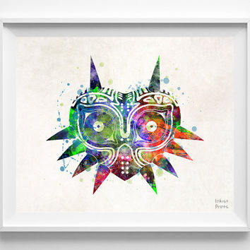 354x354 Best Zelda Decor Products On Wanelo - Video Game Watercolor