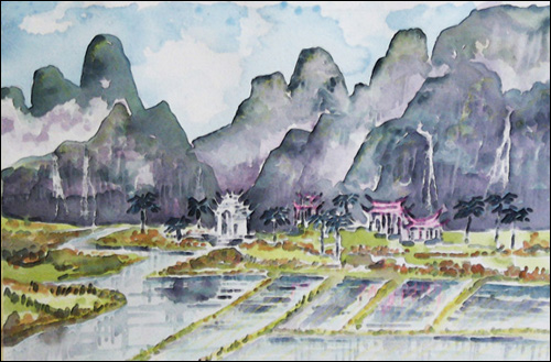 500x329 The Extreme Sport Of Watercolour Painting - Vietnam Watercolor