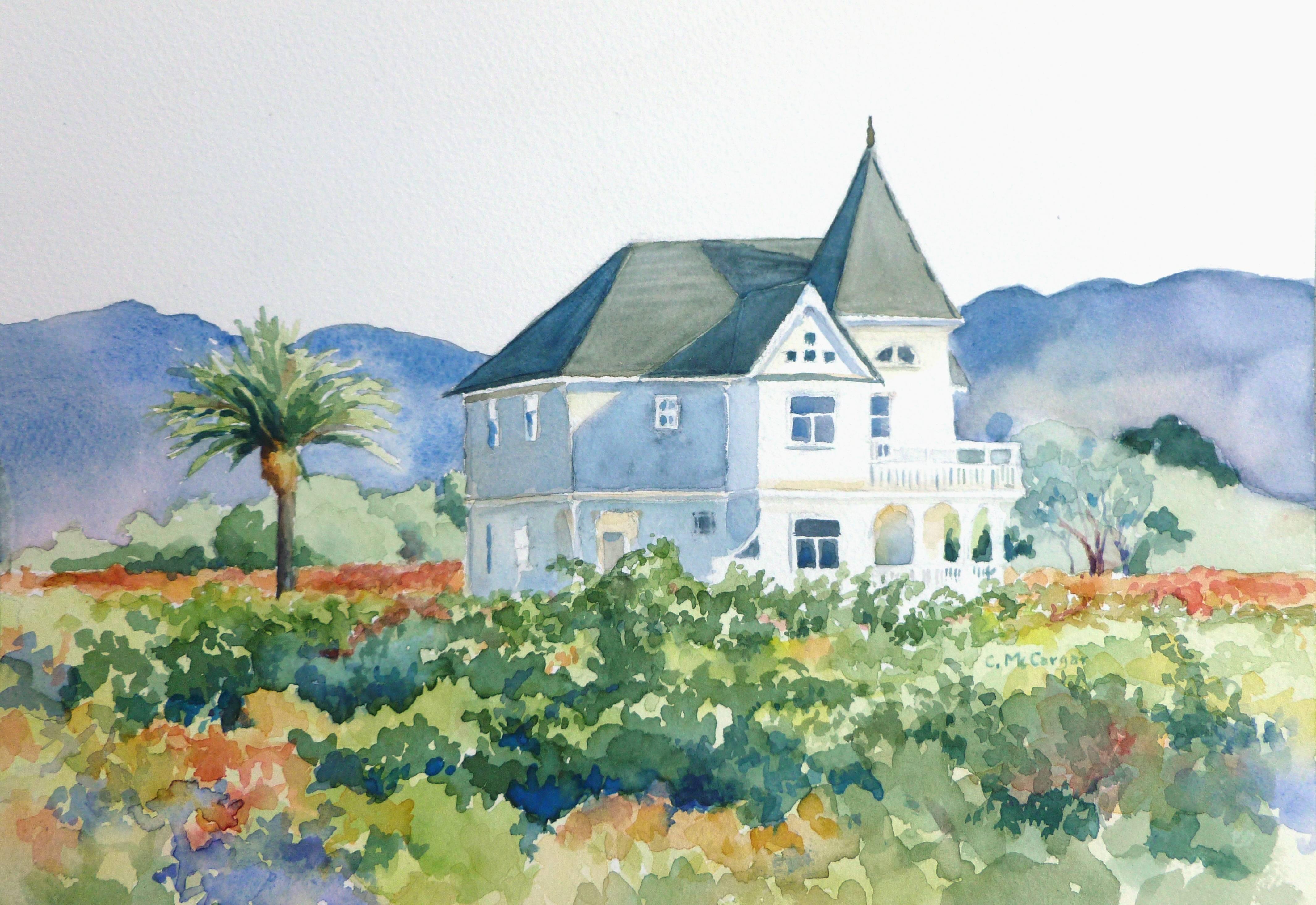 4261x2929 Catherine Mccargar - Vineyard Watercolor