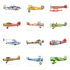 236x236 Beautiful Airplane Pictures To Print Vought F4u Corsair Vintage - Vintage Airplane Watercolor