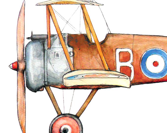 680x540 Vintage Airplane Decor For Nursery Airplane Decor Nursery Vintage - Vintage Airplane Watercolor