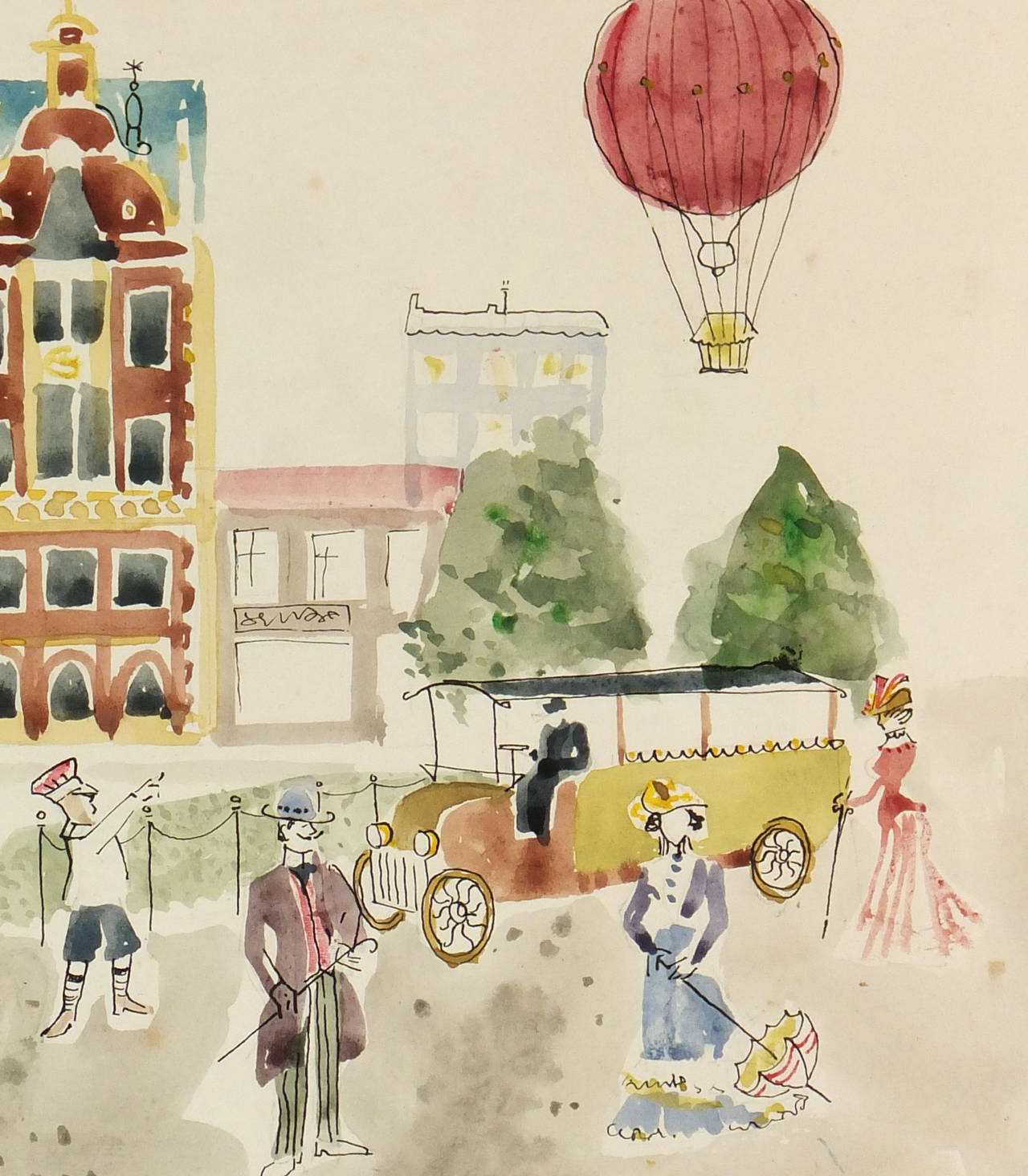 1280x1464 Walter Lindner - Vintage Watercolor