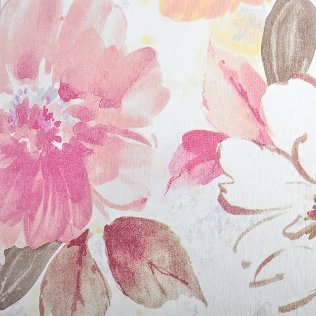 640x640 Online Shop Vintage Watercolor Nature Large Flower Wallpaper Pvc - Vintage Watercolor