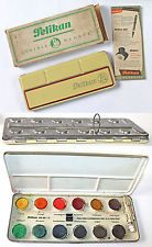 138x225 Pelikan Vintage Watercolor Paint Box In Art Supplies Ebay - Vintage Watercolor Box