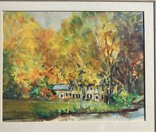 225x191 Watercolor Vintage 1950 1969 Art Paintings For Sale Ebay - Vintage Watercolor Paintings