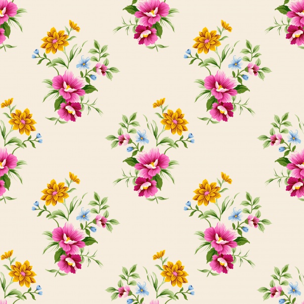 615x615 Floral Vintage Watercolor Paper Free Stock Photo - Vintage Watercolor Paper