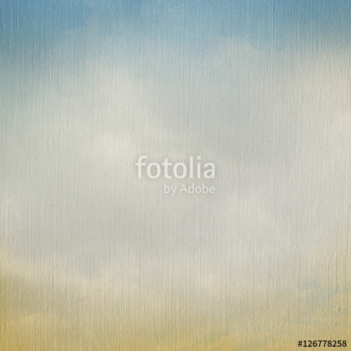 500x500 Vintage Background With Clouds On Watercolor Paper Linen Texture - Vintage Watercolor Paper Texture