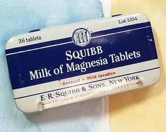 340x270 Watercolor Tin Etsy - Vintage Watercolor Tin