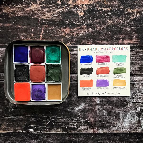 600x600 Handmade Watercolors Vintage Tin Set 2 (Clearance) The Curious - Vintage Watercolor Tin