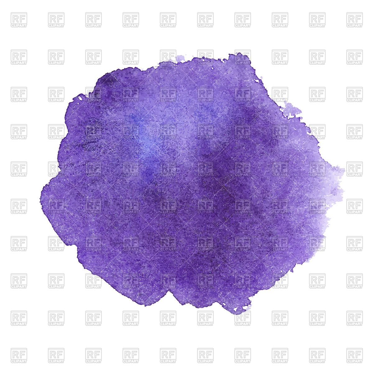 1200x1200 Violet Watercolor Blot Vector Image Vector Artwork Of Design - Violet Watercolor