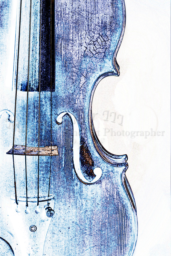 667x1000 Violin Watercolor Art Prints 6030 - Violin Watercolor
