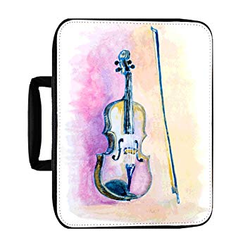 355x355 Watercolor Violin Insulated Lunch Box Bag Kitchen - Violin Watercolor