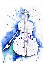 180x279 Violin Watercolor - Violin Watercolor