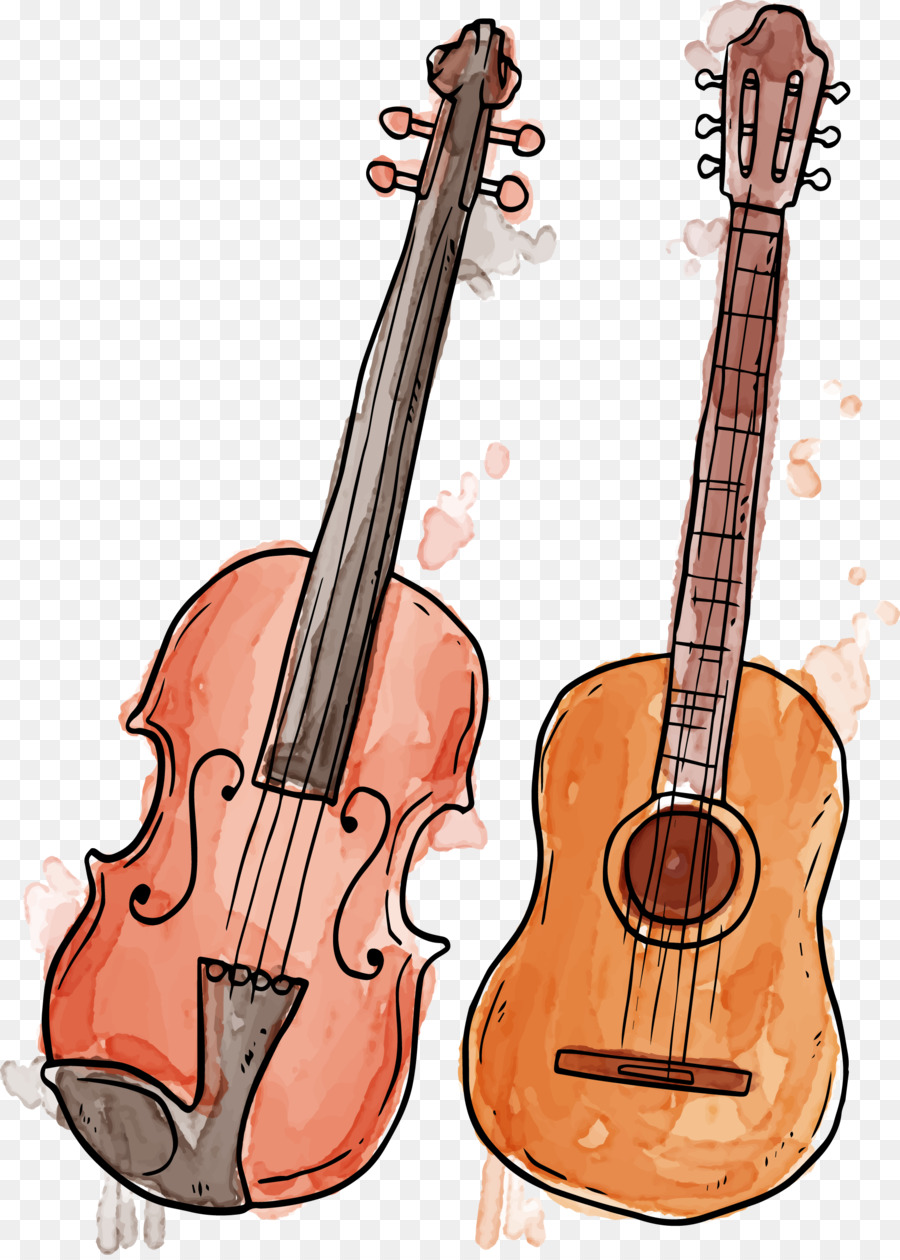 900x1260 Download Musical Instrument Violin Watercolor Painting Vector - Violin Watercolor Painting