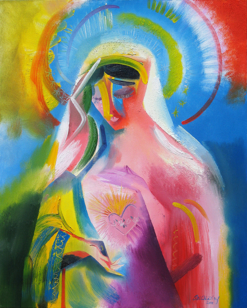 803x1000 The Immaculate Conception Of The Blessed Virgin Mary Praytellblog - Virgin Mary Watercolor